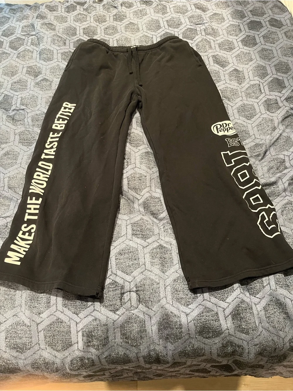 Dr Pepper Black Graphic Sweatpants - Men’s Joggers
